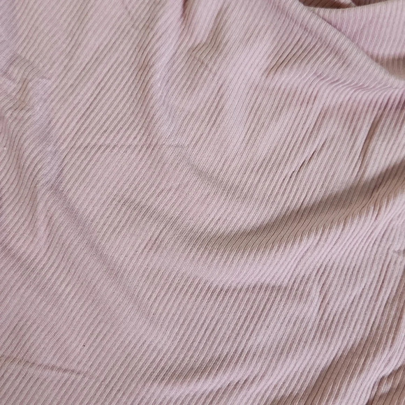 OGL move-Naked Sensation Eco-SkinKiss® Rib  Cowl Asymmetrical shirt pink - Picture 10 of 14